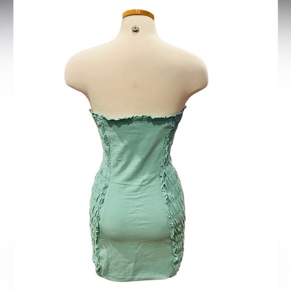 FREE PEOPLE My Muse Mini Dress Mint Size Medium New - Picture 7 of 8